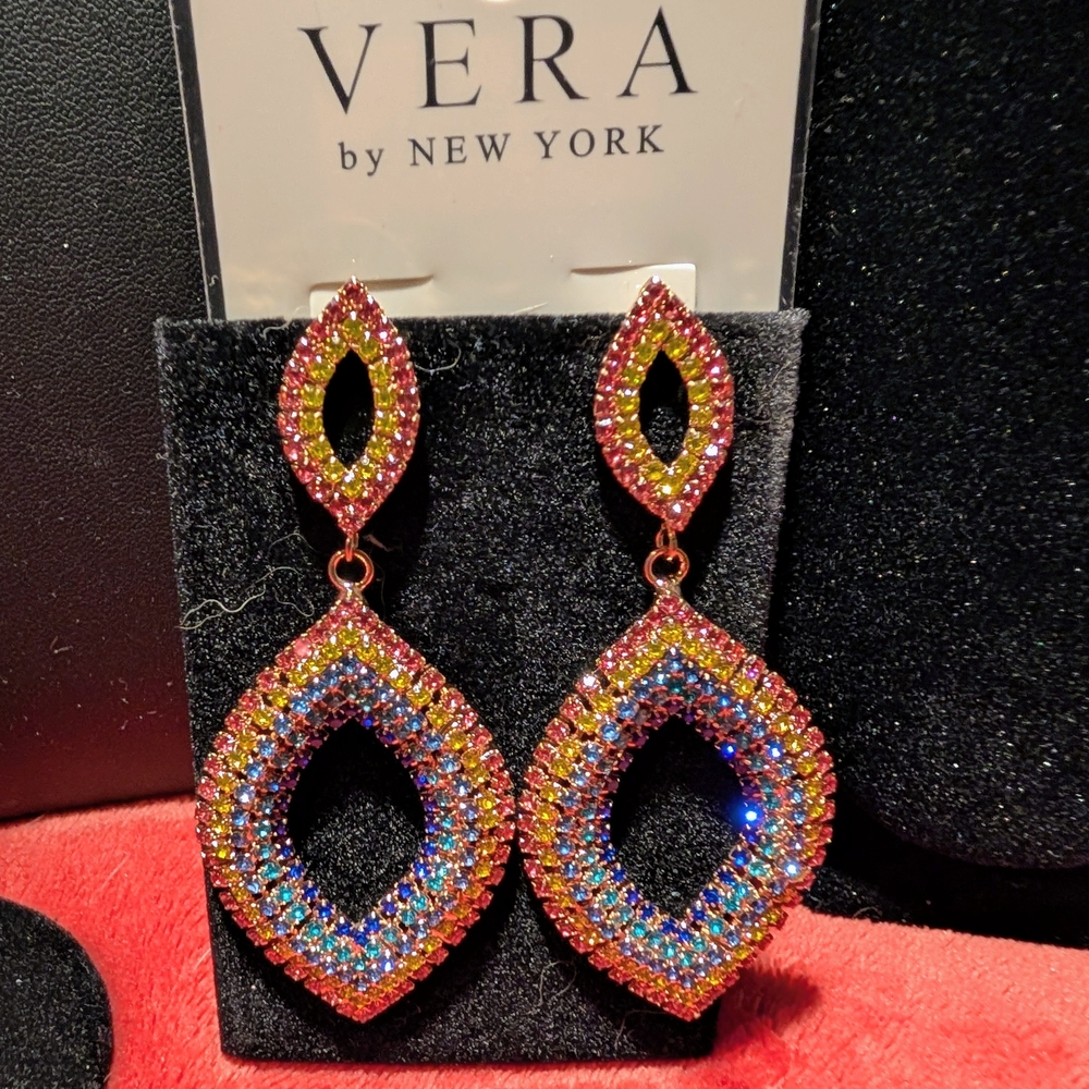 💕 Price Drop 💕Vera Multicolor Crystal Earrings